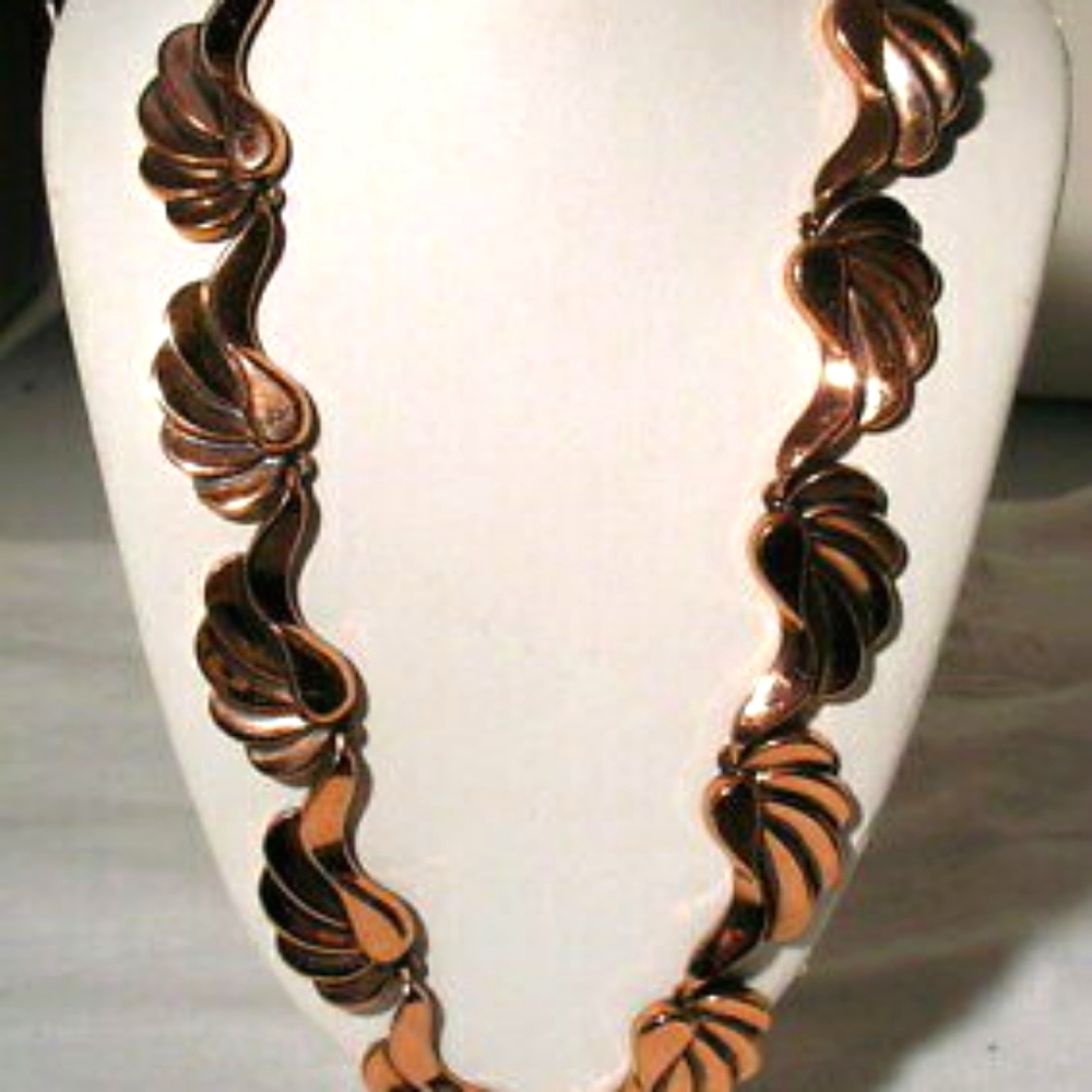 RARE 1960s Vintage Renoir Copper Necklace